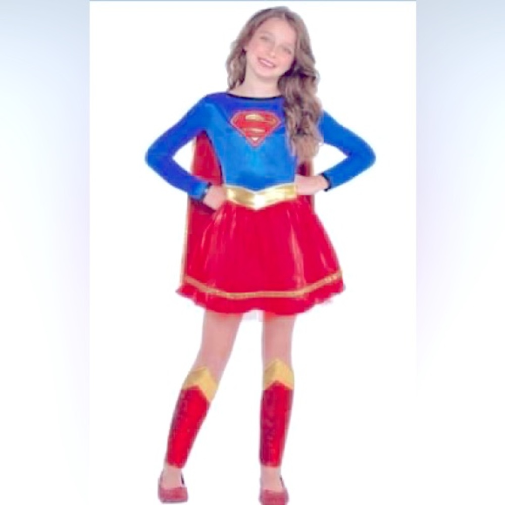 SUPERGIRL COSTUME KIDS MED 12-14